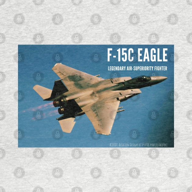 Single-Sided F-15C Eagle Afterburner Golden by acefox1